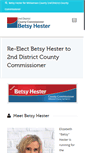 Mobile Screenshot of betsyhester.com
